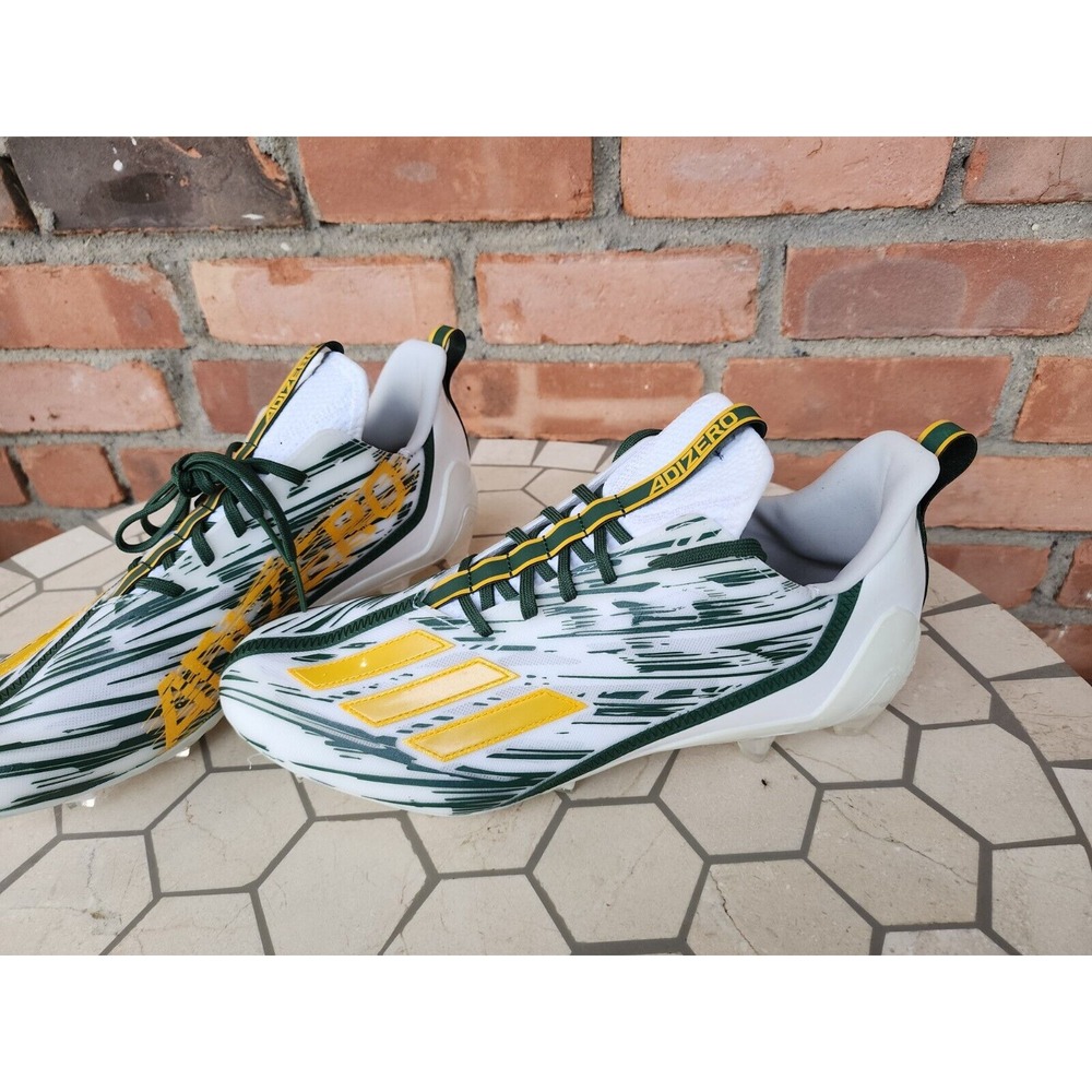 Adidas Adizero Primeknit Oregon Ducks Greenbay Packers Football Cleats Size 13 - Picture 5 of 11